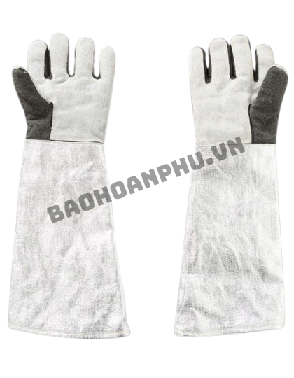 GĂNG TAY CHỊU NHIỆT 800°C PHỦ LÁ NHÔM + ARAMID DÀI 55CM