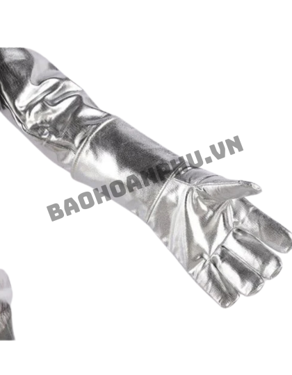 GĂNG TAY CHỊU NHIỆT DÀI 37CM CHỊU NHIỆT ĐỘ BỨC XA 500-1000°C DÀNH CHO CÔNG NHÂN LÒ LUYỆN KIM
