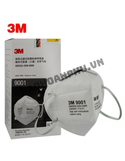Khẩu Trang 3M 9001 (9001A) chống bụi siêu mịn PM 2.5