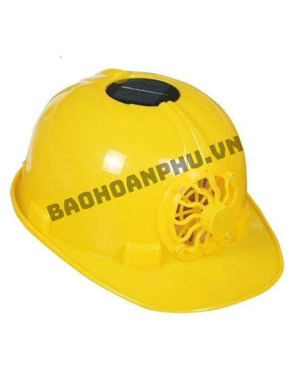 Mũ bảo hộ có quạt sử dụng năng lượng mặt trời bằng nhựa ABS cao cấp